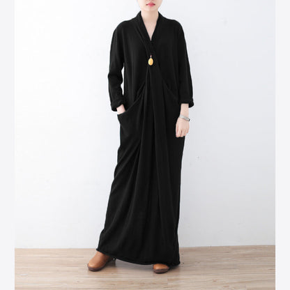 Neue burgunderfarbene Pulloverkleider in Übergröße, Vintage, asymmetrisches Winterkleid