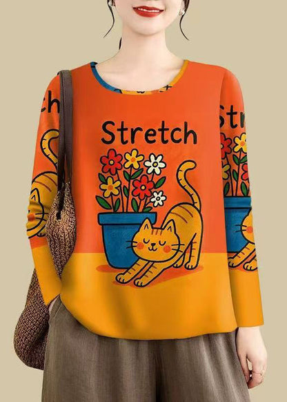 Camisas de algodón con estampados extragrandes novedosos de primavera