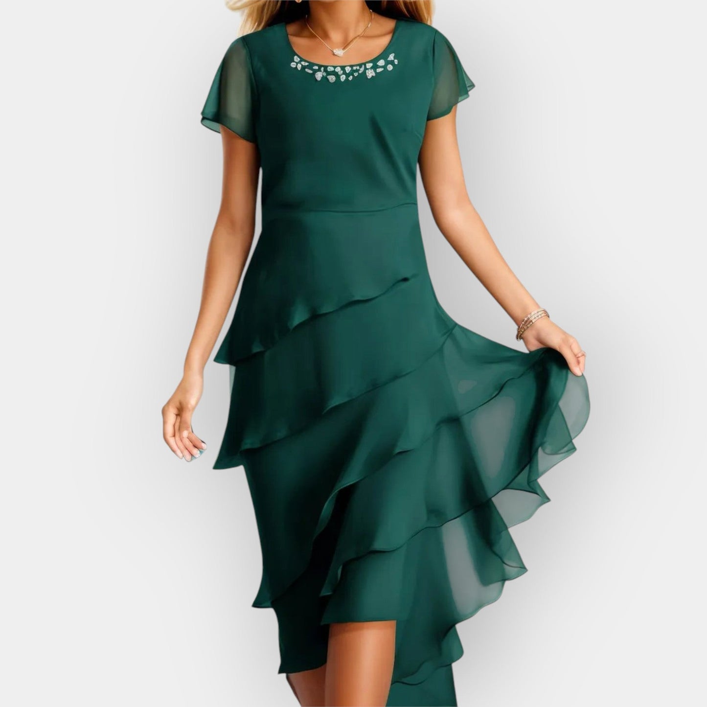Airy Chiffon Dress