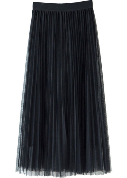 Bio-Schwarzer Mode-Kurzkreis-Herbstrock