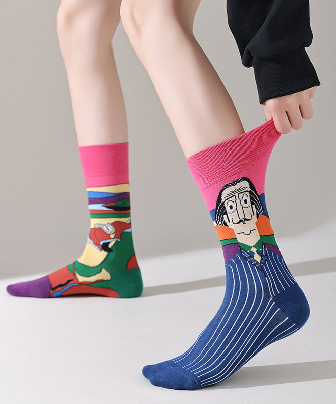 Originelles Design Asymmetrische Personalisierte Kreative Socken