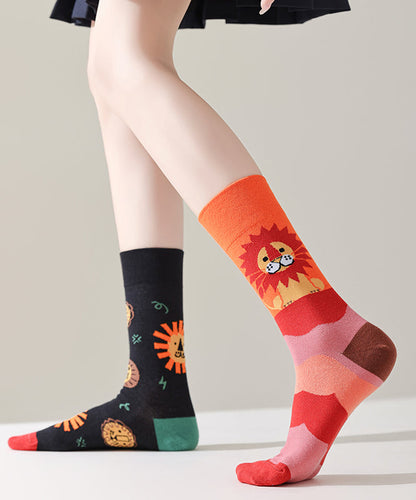 Originelles Design Asymmetrische Personalisierte Kreative Socken