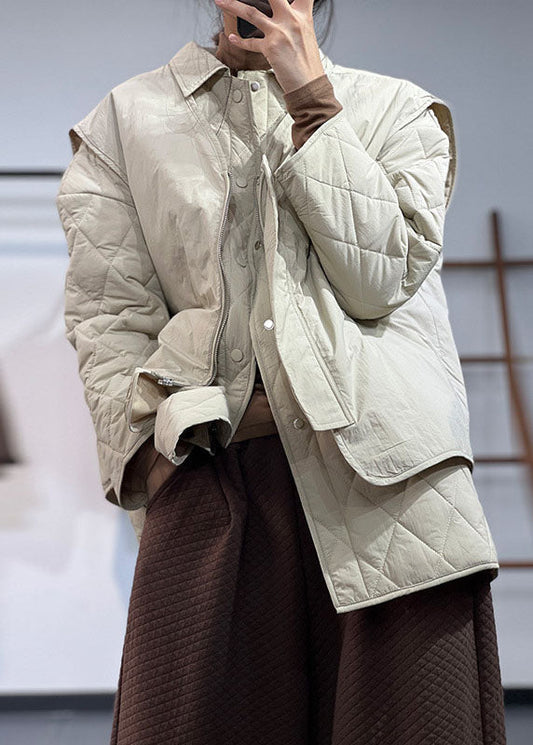 Original Design Schwarz Übergroßen Dicken Feine Baumwolle Gefüllt Zwei Stück Set Frauen