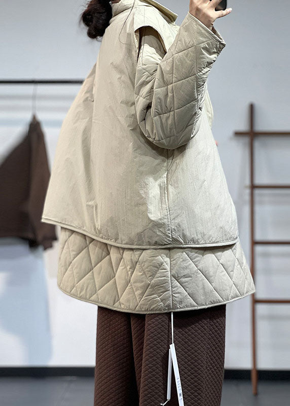 Original Design Schwarz Übergroßen Dicken Feine Baumwolle Gefüllt Zwei Stück Set Frauen