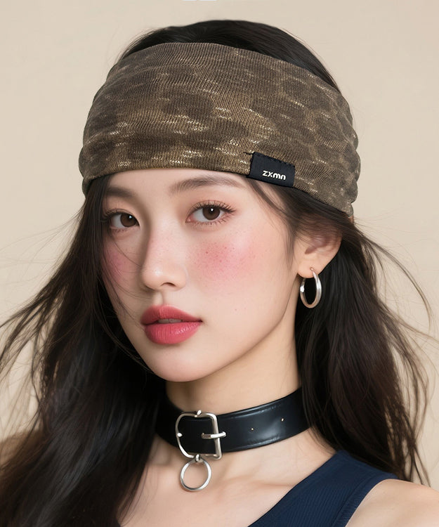 Original Design Camouflage Coffee Baotou Stirnband