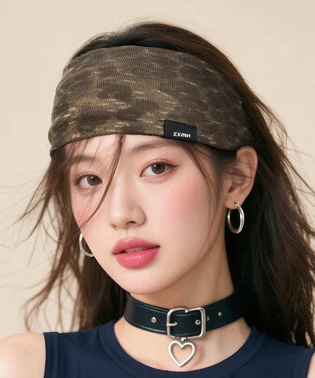 Original Design Camouflage Coffee Baotou Stirnband