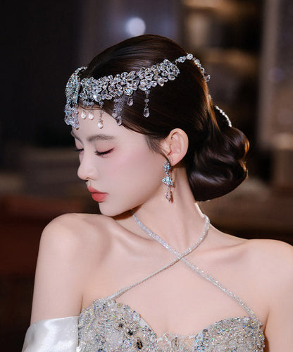 Original Design Crystal Zircon Tassel HairPiece