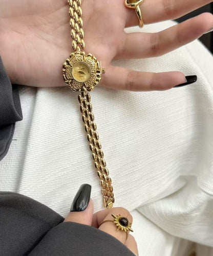 Original Design Gold Metal Chain Watches