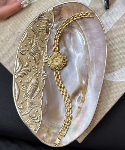 Original Design Gold Metal Chain Watches