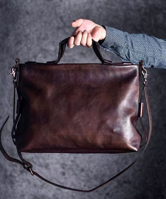 Original Design Large Capacity Leather Laptop Bag