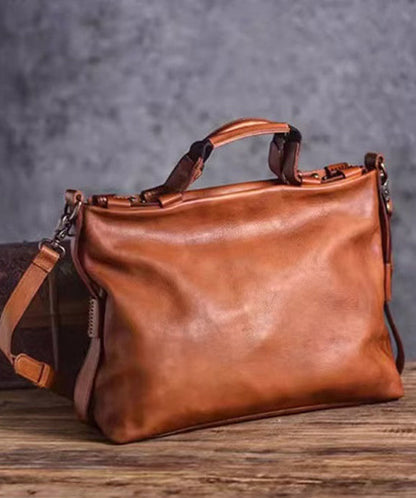 Original Design Large Capacity Leather Laptop Bag