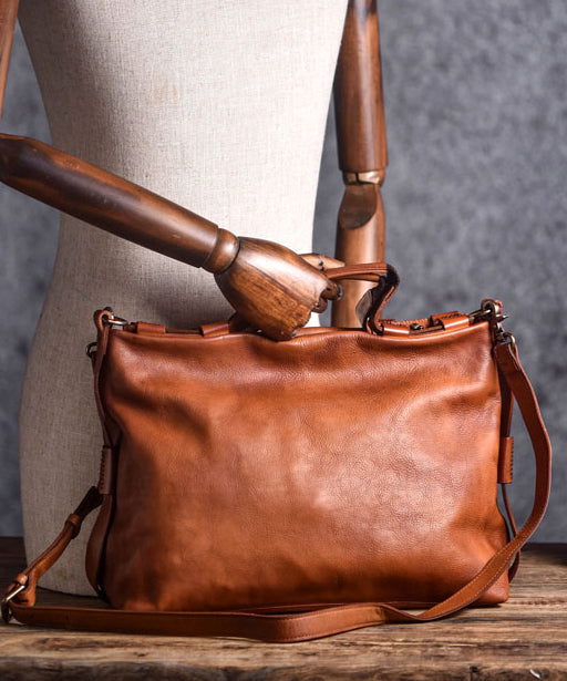 Original Design Large Capacity Leather Laptop Bag