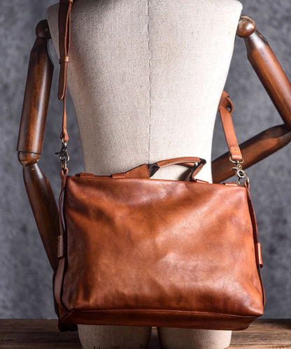 Original Design Large Capacity Leather Laptop Bag