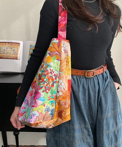 Original Design Print Large Capacity Canvas Shoulder Bag