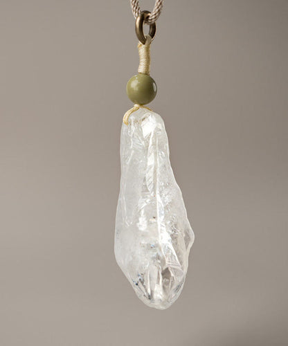 Original Design Versatile Asymmetrical Crystal Pendant Necklace