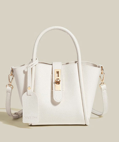 Original Design Yellow Versatile Faux Leather Tote Handbag