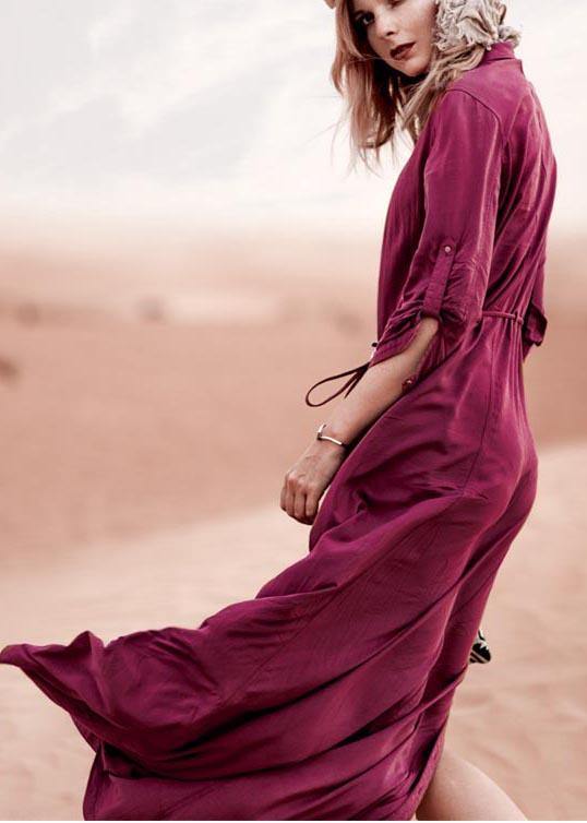 Plus Size Mulberry Floral Button Beach Gown Maxi Dresses - SooLinen