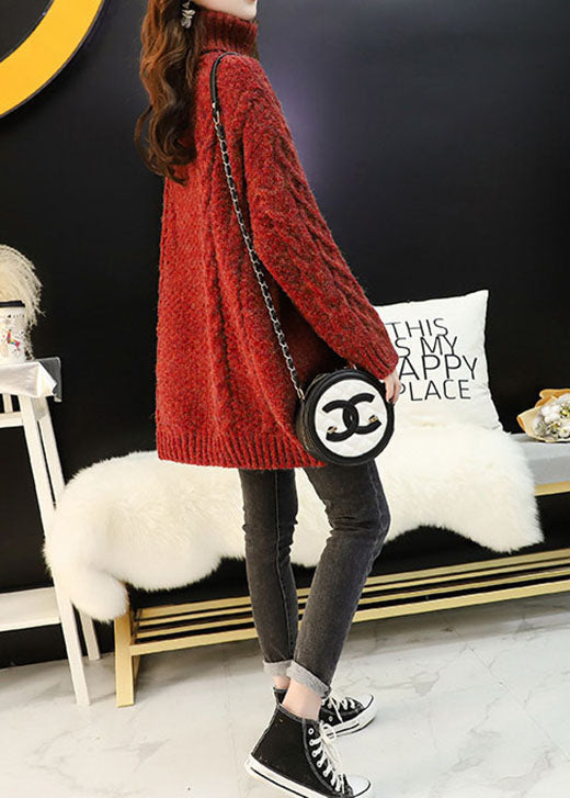 Plus Size Mulberry kuscheliger Strickpullover Winter