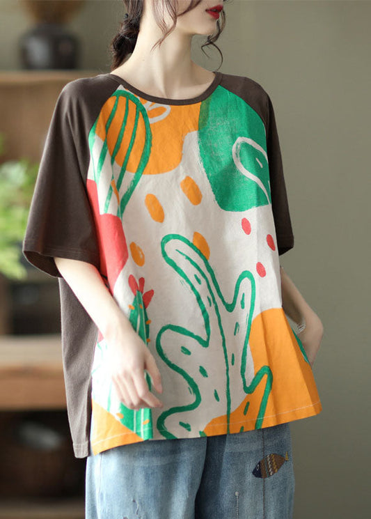 Plus Size Marineblaues, seitlich offenes Hemd mit halblangen Ärmeln