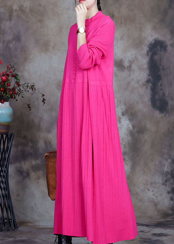 Plus Size Rose Slim Fit Strickpullover Lang Winter