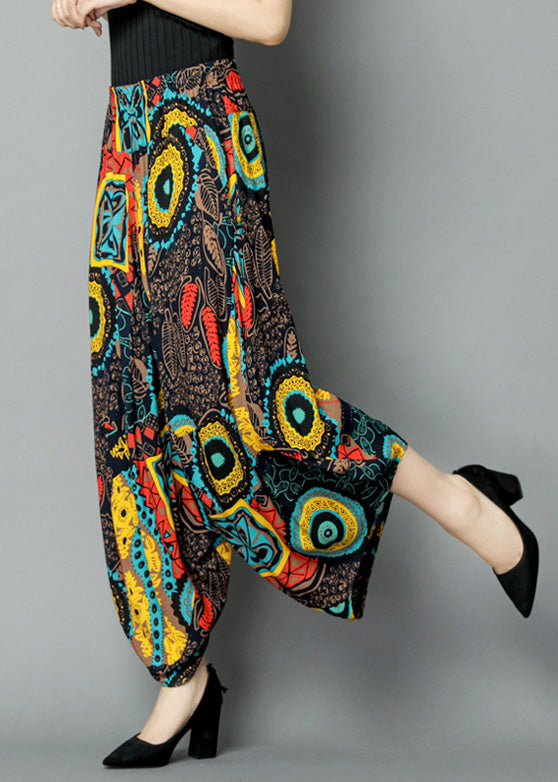 Pantalones cortos de verano con cintura elástica y estampado de bolsillos amarillos de talla grande