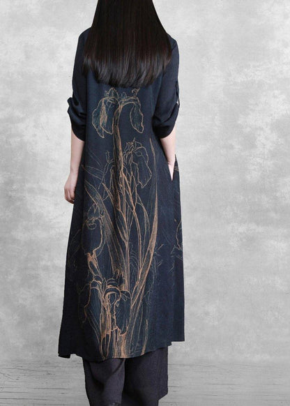 Retro Long Suit Casual Silk Two Piece Set - SooLinen