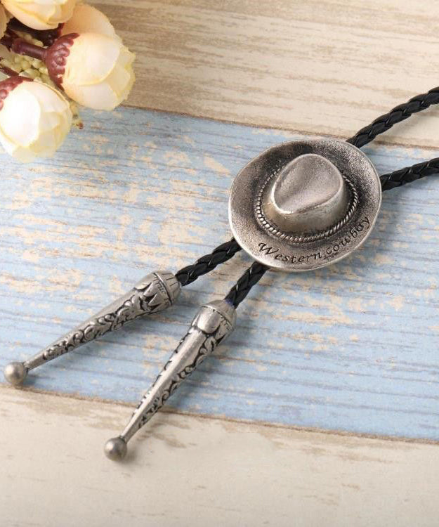 Collar de gorro tejido a mano de seda retro