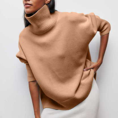 Luxuriöser Rollkragenpullover