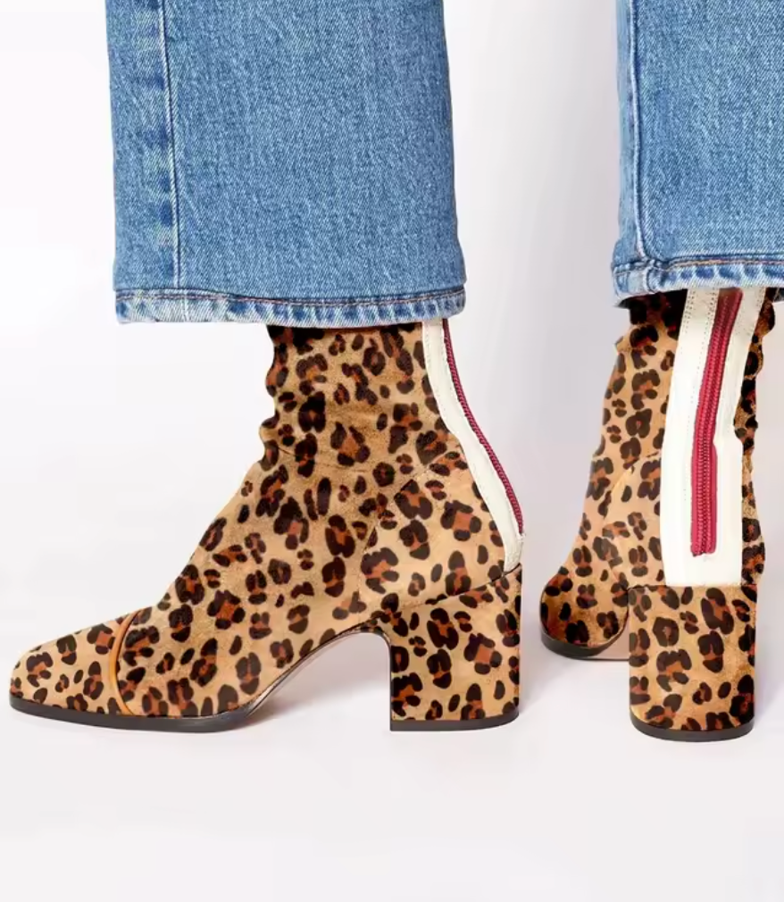 Mckenzie - Square Toe Heeled Boots