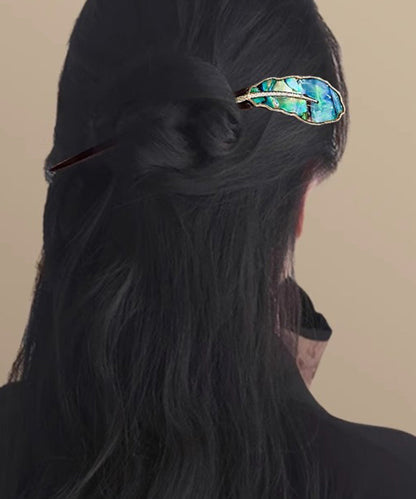 Horquilla sencilla de abanico de plátano con bulbo de ébano negro y fritillaria