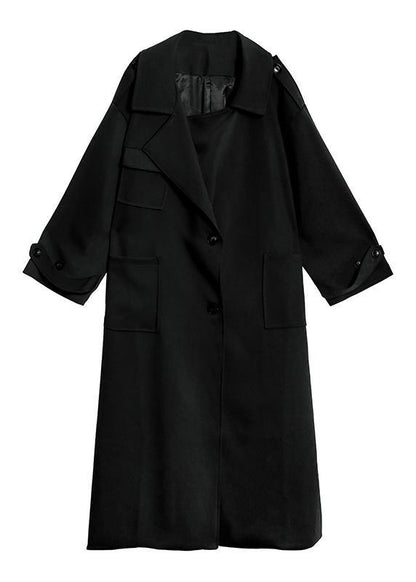 Simple green Fine tunics for women Wardrobes Notched tie waist fall coats - SooLinen