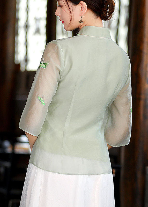 Slim Fit Lila Krawatte Taille V-Ausschnitt Seidentops Frühling