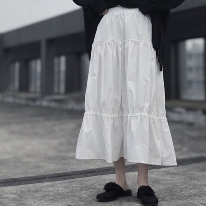 Spring Sweet Little White Skirt All Match A Waist Waist - SooLinen