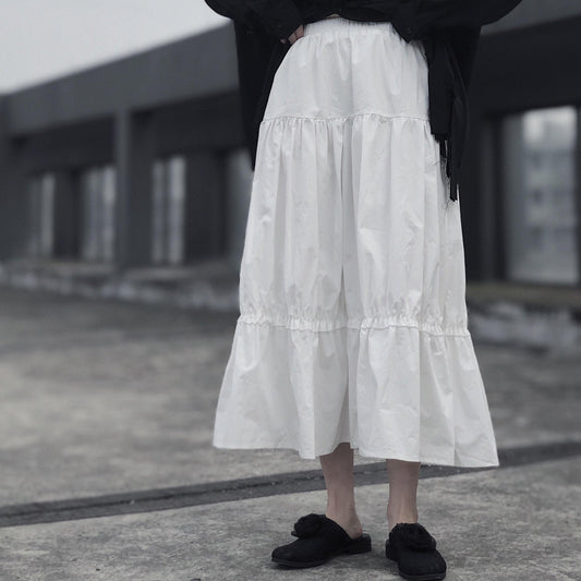 Spring Sweet Little White Skirt All Match A Waist Waist - SooLinen