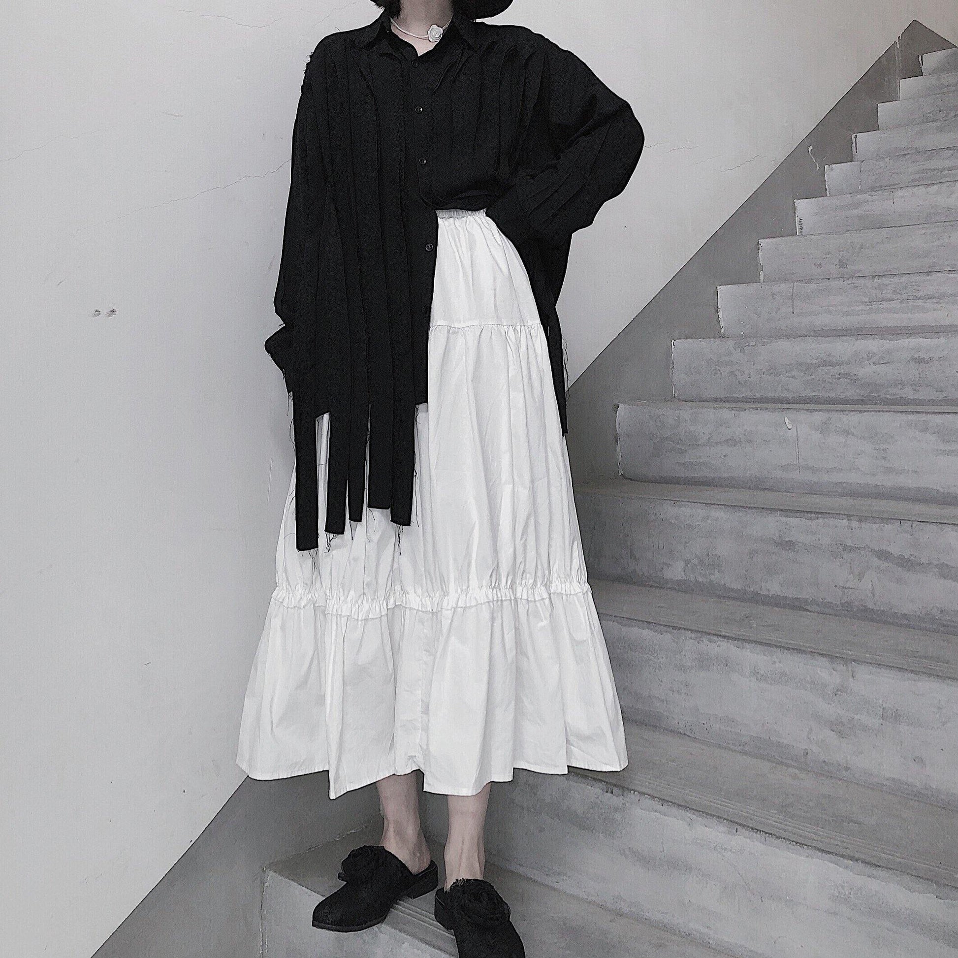 Spring Sweet Little White Skirt All Match A Waist Waist - SooLinen