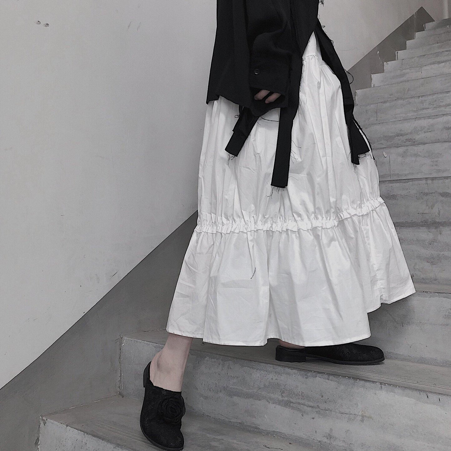 Spring Sweet Little White Skirt All Match A Waist Waist - SooLinen