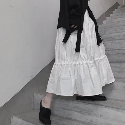 Spring Sweet Little White Skirt All Match A Waist Waist - SooLinen