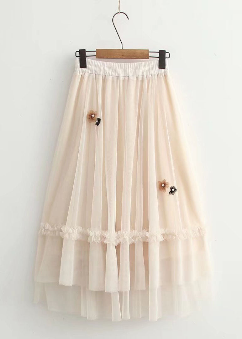 Stil Schokolade Patchwork Nagelperlen A-Linie Herbströcke