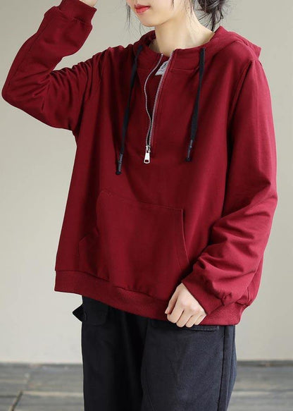 Style Green Shirts Hooded Cinched Spring Shirt - SooLinen