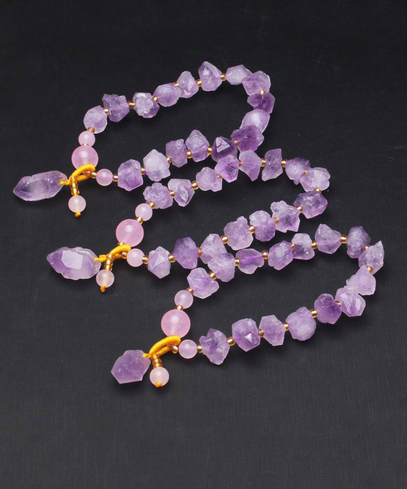 Stil Lila Jade Kristall Charm Armband