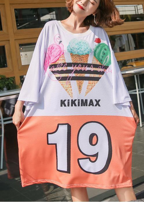 Style photo color Cotton dresses loose summer Dress - SooLinen