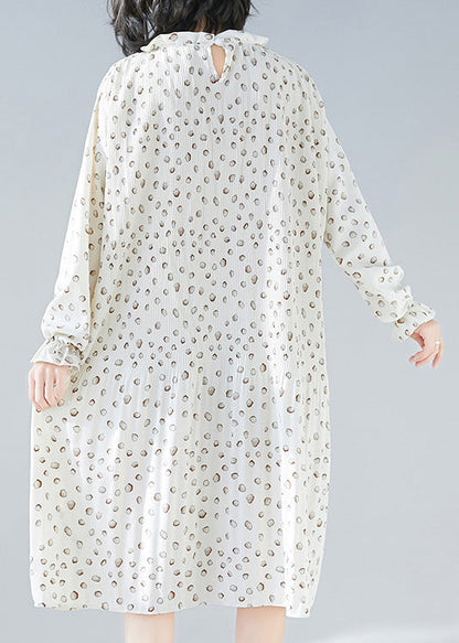 Stil Cinched Chiffon Roben Plus Size Kleiderschränke weiß Plus Size Kleidung Kleid Sommer