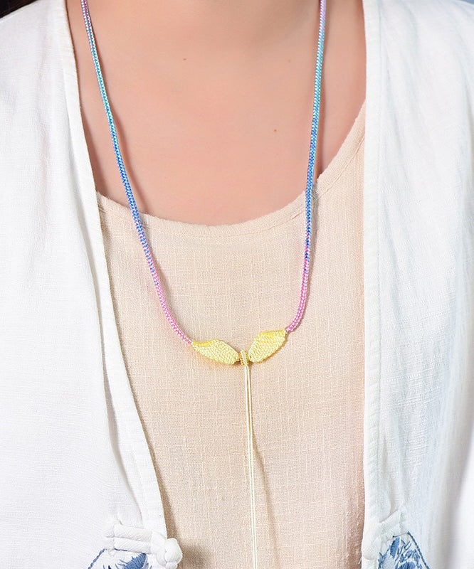 Elegante collar trenzado de ocho hilos de jade negro tejido a mano