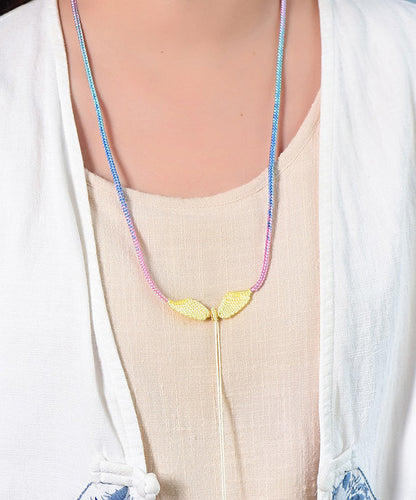 Elegante collar trenzado de ocho hilos de jade negro tejido a mano