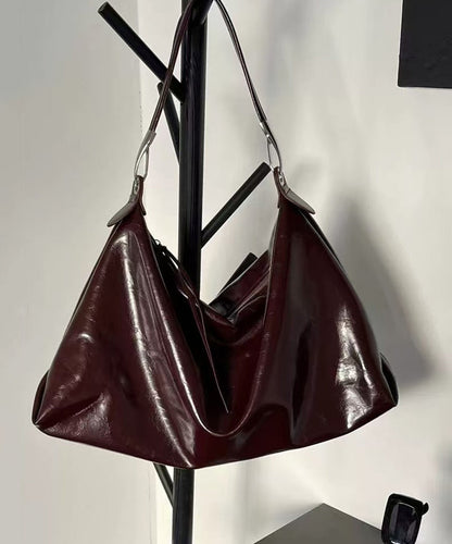 Bolsos de mano elegantes y versátiles de piel sintética de gran capacidad para mujer