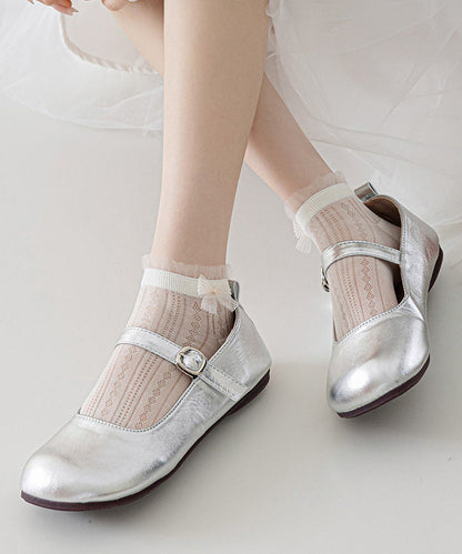 Summer Thin Mesh Breathable Lace Bow Mid Calf Socks