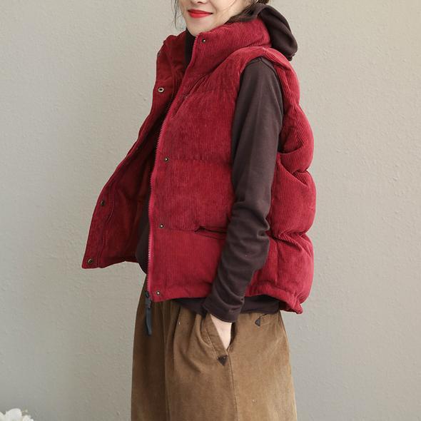 Verdicken Sie warme lässige Weste Damen Casual Winter Tops