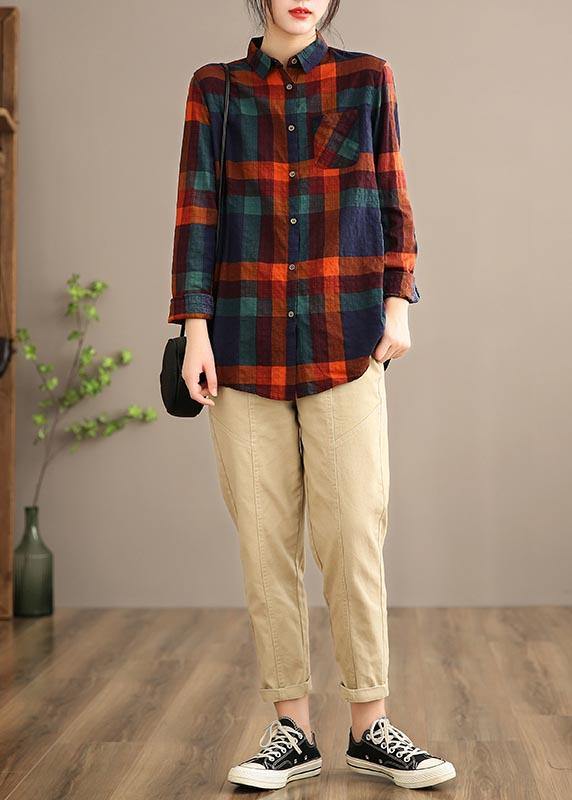 Unique Beige Pant Plus Size Clothing Spring Elastic Waist Fashion Ideas Pants - SooLinen