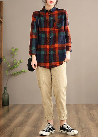 Unique Beige Pant Plus Size Clothing Spring Elastic Waist Fashion Ideas Pants - SooLinen