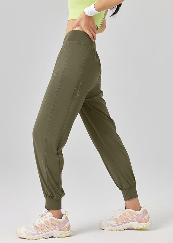 Unique Black High Waist Yoga Beam Pants